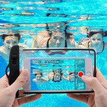 Load image into Gallery viewer, Black Waterproof Mobile Cover Pouch Mobile Case Phone Pouch for iPhone Outdoor Waterproof Phone Case Universal Bag For iPhone 13 12 11 Pro Max Waterproof Phone Pouch Case & Strap