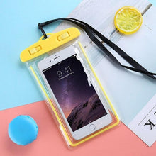 Load image into Gallery viewer, Black Waterproof Mobile Cover Pouch Mobile Case Phone Pouch for iPhone Outdoor Waterproof Phone Case Universal Bag For iPhone 13 12 11 Pro Max Waterproof Phone Pouch Case & Strap