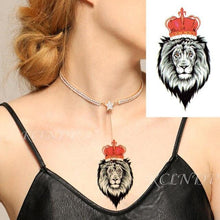 Load image into Gallery viewer, Black Waterproof Temporary Bird Tattoo Sticker Arm Leg Wrist Modern Small Tattoo For Womens And Kids