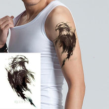 Load image into Gallery viewer, Black Waterproof Temporary Tattoo Sticker Different Design Colorful Fake Tattoo Arm Hand For Halloween Party Womens Mens