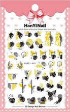 Load image into Gallery viewer, Black White 3D Nail Sticker Decals Cool English Letter Nail Art Decoration Manicure Design Christmas New Year Gift French Nail Art Stickers Decals 8Sheets Nail Art Supplies 3D Self-Adhesive Nail Art Decoration Pattern Nail Accessories Classic Simple