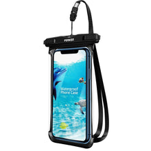 Load image into Gallery viewer, Black White Full View Waterproof Case for Phone Underwater Snow Transparent Swimming Pouch Big Mobile Phone Covers Waterproof Mobile Phone Case Underwater Waterproof Iphone Case