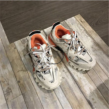 Load image into Gallery viewer, Black Womens Breathable Sneakers Spring Mesh Sneakers Woman Elegant Casual Sneakers Outdoor Sport Summer Couple Cushion Flats Running Womens Sneakers