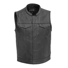 Load image into Gallery viewer, Blaster Men's Leather Motorcycle Vest