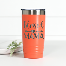 Load image into Gallery viewer, Blessed Mama 20 oz Engraved Tumbler