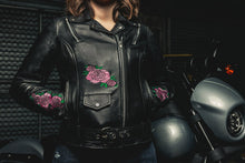 Load image into Gallery viewer, Bloom - Women's Motorcycle Leather Jacket