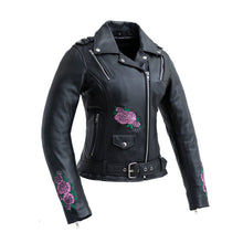 Load image into Gallery viewer, Bloom - Women's Motorcycle Leather Jacket
