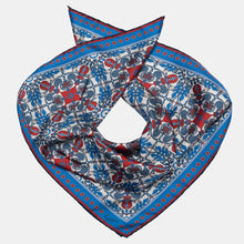 Load image into Gallery viewer, Barbaresco - Silk Neckerchief - Blue and Red