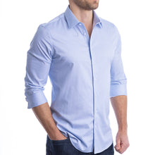 Load image into Gallery viewer, goTIELESS Ultimate Dress Shirt (Blue Diamond)