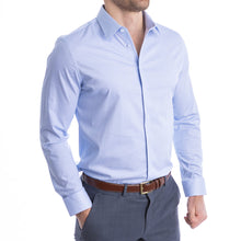 Load image into Gallery viewer, goTIELESS Ultimate Dress Shirt (Blue Diamond)