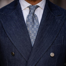 Load image into Gallery viewer, Veneto - Printed Silk Tie - Blue