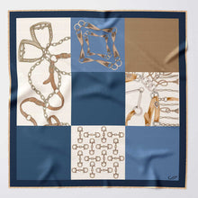 Load image into Gallery viewer, San Siro - Silk Neckerchief - Blue
