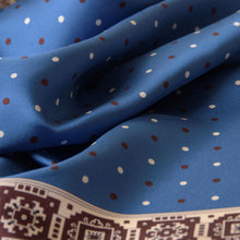 Load image into Gallery viewer, Bergamo - Silk Neckerchief - Blue