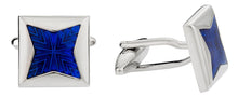 Load image into Gallery viewer, Blue Starburst Cufflinks
