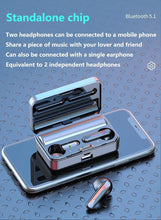 Load image into Gallery viewer, Bluetooth 5.1 Wireless Headphones Waterproof Sports Workout Earphones With Microphone Bluetooth In Ear Headphones Wireless Headset Quality Deep Bass Soft Earmuffs Light Weight Built-in Microphone Charging Box 3500mAh