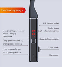 Load image into Gallery viewer, Bluetooth-Compatible Magnetic Neckband Headphone Wireless Earphone Sport Headset Noise Cancelling Microphone Bluetooth Over Ear Headphones, Wireless 5.0/Wired Headset, 55Hrs Playtime, Hi-Fi Stereo Deep Bass, Soft Earmuffs & Light Weight