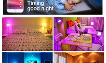 Load image into Gallery viewer, Bluetooth E27 LED Bulb RGB Smart Light Bulbs 15W B22 RGBW RGBWW Lampada Colorful Dimmable Phone APP Control LED Lamp For Home WiFi & Bluetooth 5.0, Compatible w/ Alexa & Google Without Hub, Dimmable, Music Sync, Schedules, Color Changing Light Bulb RGBW