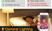 Load image into Gallery viewer, Bluetooth E27 LED Bulb RGB Smart Light Bulbs 15W B22 RGBW RGBWW Lampada Colorful Dimmable Phone APP Control LED Lamp For Home WiFi & Bluetooth 5.0, Compatible w/ Alexa & Google Without Hub, Dimmable, Music Sync, Schedules, Color Changing Light Bulb RGBW