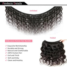 Load image into Gallery viewer, Brazilian Body Wave Hair Bundles - 100% Human Hair Extensions 3 PCS