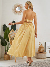 Load image into Gallery viewer, Bohemian Halter Maxi Dress - Women's Summer Sleeveless Flowy Beach Dress