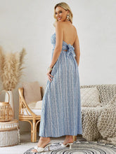 Load image into Gallery viewer, Bohemian Halter Maxi Dress - Women's Summer Sleeveless Flowy Beach Dress