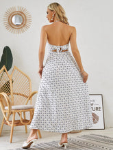 Load image into Gallery viewer, Bohemian Halter Maxi Dress - Women's Summer Sleeveless Flowy Beach Dress