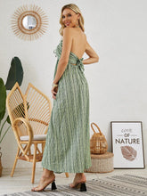Load image into Gallery viewer, Bohemian Halter Maxi Dress - Women's Summer Sleeveless Flowy Beach Dress