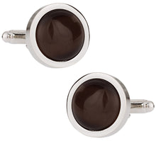 Load image into Gallery viewer, Bold Brown Cufflinks