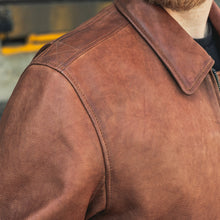 Load image into Gallery viewer, Moto Bomber - Men's Leather Jacket