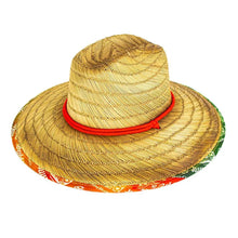 Load image into Gallery viewer, Peter Grimm Sublime Boss DJ Lifeguard - Rye Straw Lifeguard Hat