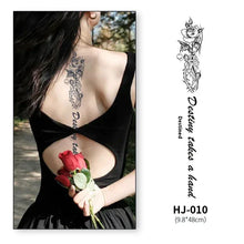 Load image into Gallery viewer, Botanical Spine Tattoo Decal