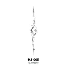 Load image into Gallery viewer, Botanical Spine Tattoo Decal