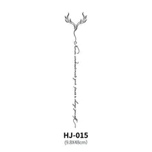 Load image into Gallery viewer, Botanical Spine Tattoo Decal