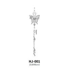 Load image into Gallery viewer, Botanical Spine Tattoo Decal