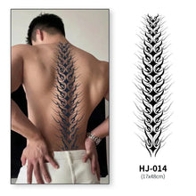 Load image into Gallery viewer, Botanical Spine Tattoo Decal