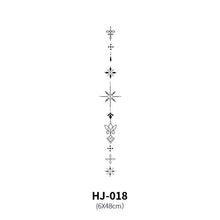 Load image into Gallery viewer, Botanical Spine Tattoo Decal