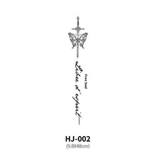 Load image into Gallery viewer, Botanical Spine Tattoo Decal