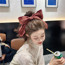 Load image into Gallery viewer, Bowknot Hair Scrunchies For Women Girls Sweet Elastic Hair Bands Elegant Hair Tie Rope Rubber Band Hair Gum Gorgeous Hair Accessories For Women