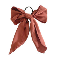 Load image into Gallery viewer, Bowknot Hair Scrunchies For Women Girls Sweet Elastic Hair Bands Elegant Hair Tie Rope Rubber Band Hair Gum Gorgeous Hair Accessories For Women