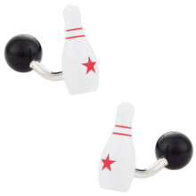 Load image into Gallery viewer, Bowling Cufflinks