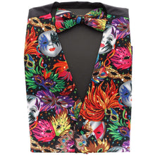Load image into Gallery viewer, Vittorio Farina Mardi Gras Vest & Bow Tie ONLY Ver 1.