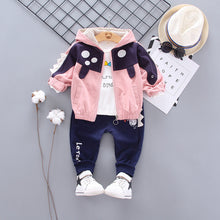 Load image into Gallery viewer, Boys' Cartoon Long Sleeve 3-Piece Outfit Set | 0-4 Years - # BAAA71710023 & BOAA11310015