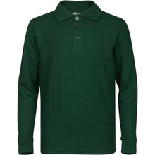 Load image into Gallery viewer, Boys/ Unisex Long Sleeve Pique Polo Shirt