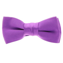 Load image into Gallery viewer, Vittorio Farina Boy's Solid Silky Bow Tie