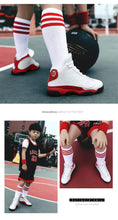 Load image into Gallery viewer, Boys Mens Basketball Shoes New Kids Sneakers Outdoor Big Non-slip Sports Shoes Footwear Basket Sport Durable Kids Running Shoes Outdoor Trainers