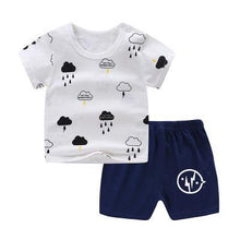 Load image into Gallery viewer, Boys' Short Sleeve Shirt and Shorts Fashion Set - # BAAA51210051
