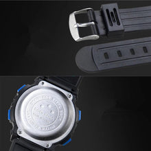 Load image into Gallery viewer, Boys Sports Military Kids Digital Watches Student Childrens Watch Fashion Luminous Led Alarm Camouflage Green Waterproof 7 Color Led Backlight Multifuction Wristwatch For Boys Girls