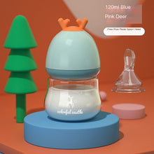 Load image into Gallery viewer, BPA-Free Glass Baby Bottle with Anti-Choke Design - # BAGE21810008