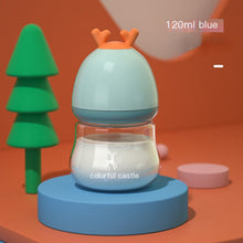 Load image into Gallery viewer, BPA-Free Glass Baby Bottle with Anti-Choke Design - # BAGE21810008