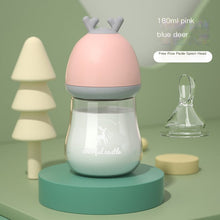 Load image into Gallery viewer, BPA-Free Glass Baby Bottle with Anti-Choke Design - # BAGE21810008